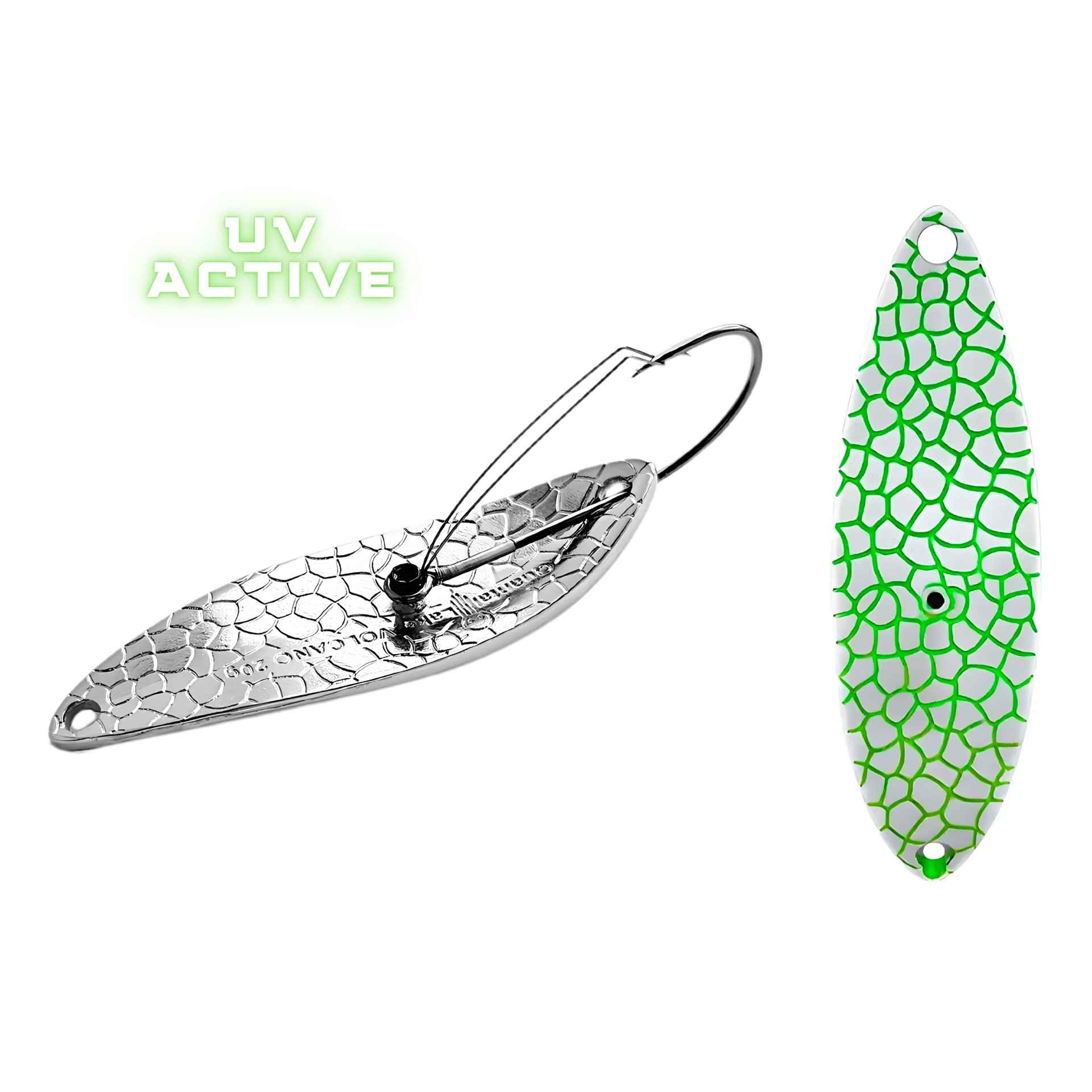 Quantal Lake Weedless Spoon VOLCANO 20 SG(RUV)