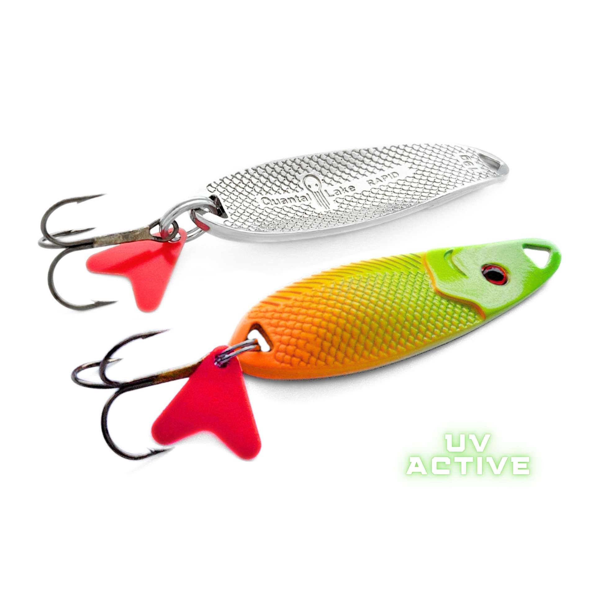 Quantal Lake Spoon Lure RAPID 19 SGYR(UV)