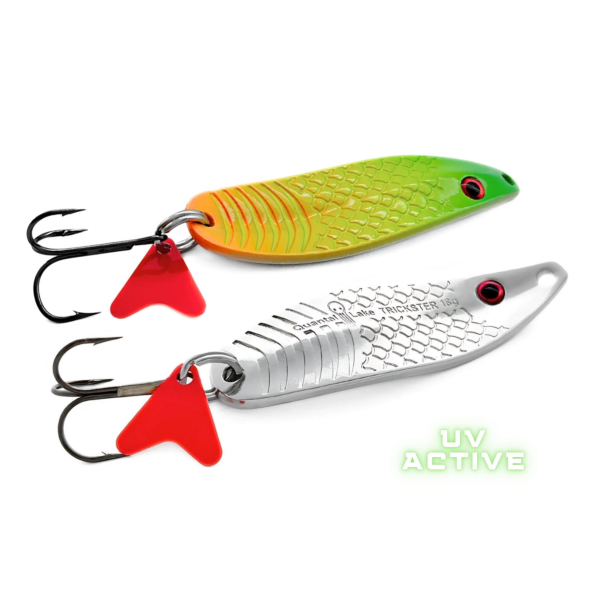 Quantal Lake Spoon Lure TRICKSTER 18 SGYR(UV)